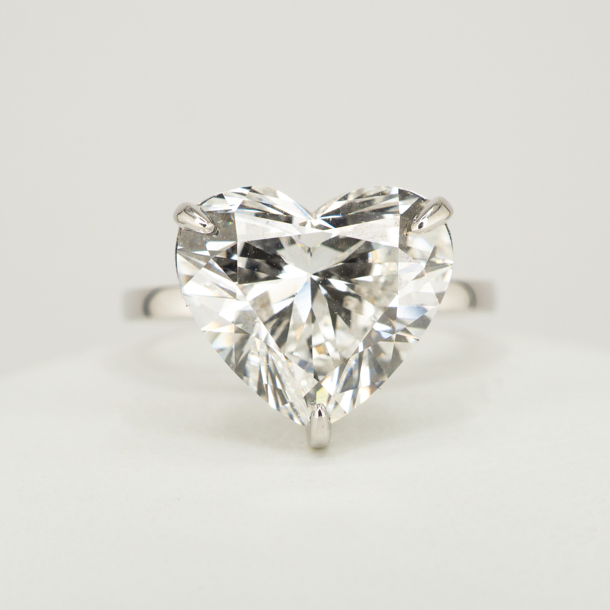 ラボグロウンダイヤモンド ハート ゴールドリング - 1ct