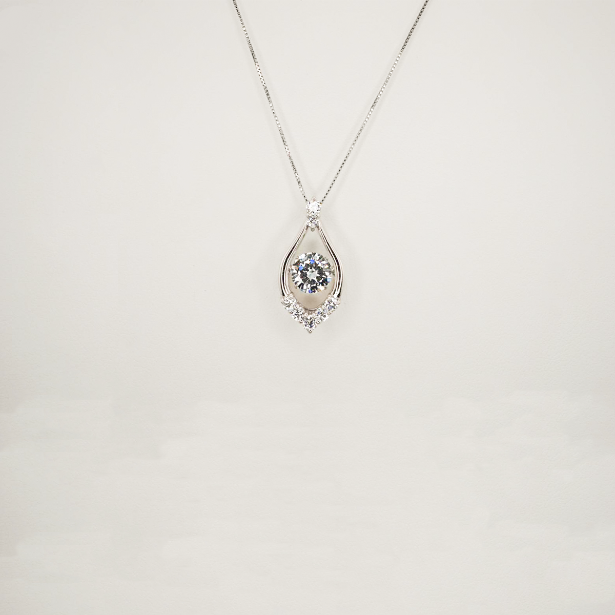 ダイヤモンド プラチナ900ネックレス - 1キャラット